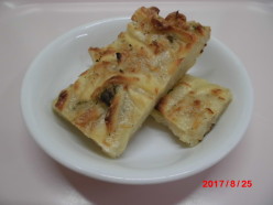 大葉としらすのじゃがいもガレット